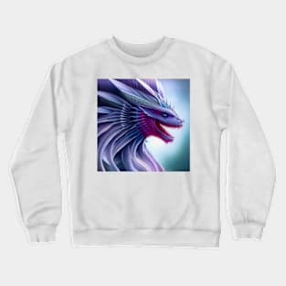 Crystal Dragons Series #10: Glacier Nautilous Crewneck Sweatshirt